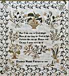 Click for more details of A Natural Beauty - Elizabeth Hannell 1840 (cross stitch) by Shakespeare's Peddler