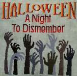 Click for more details of A Night to Dismember (cross stitch) by Glendon Place