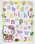 Click for more details of ABC with Hello Kitty (cross stitch) by Vervaco