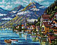 Click for more details of Alpine Village (cross stitch) by Merejka