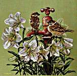 Click for more details of Among the Lillies (cross stitch) by Merejka