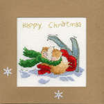 Click for more details of Apres Ski Christmas Card (cross stitch) by Bothy Threads