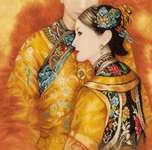 Click for more details of Asian Couple (cross stitch) by Lanarte