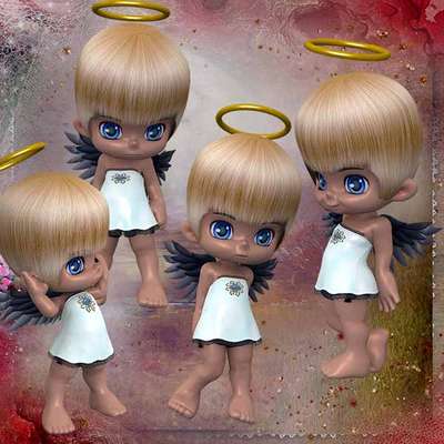Click for more details of Baby Angels (digital downloads) by DawnsDesigns