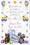 Click for more details of Baby Blessing (cross stitch) by Imaginating
