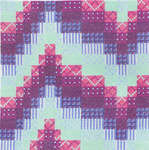 Click for more details of Bargello Wave (cross stitch) by Barbara Thompson