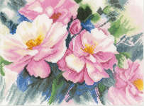 Click for more details of Beautiful Roses (cross stitch) by Lanarte