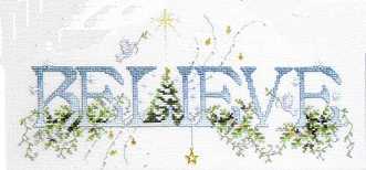 Click for more details of Believe (cross stitch) by Stoney Creek