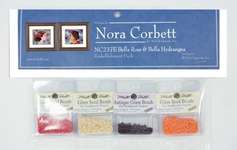Click for more details of Bella Rosa and Bella Hydrangea Embellishment Pack (beads and treasures) by Nora Corbett