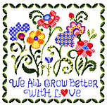 Click for more details of Better with Love (cross stitch) by Imaginating