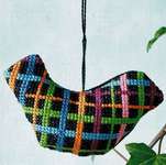 Click for more details of Bird with Squares (cross stitch) by Permin of Copenhagen