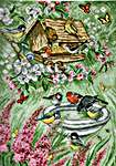 Click for more details of Birds in the Garden (cross stitch) by Permin of Copenhagen