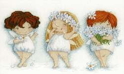 Click for more details of Blooming Daisies (cross stitch) by MP Studios