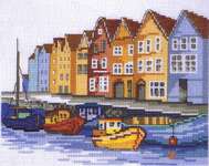 Click for more details of Boats (cross stitch) by Permin of Copenhagen