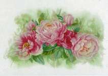 Click for more details of Bouquet of Peonies (cross stitch) by Lanarte