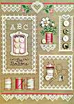 Click for more details of Buttons and Lace (cross stitch) by Sue Hillis Designs