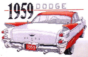 Click for more details of Cars of the '50s (cross stitch) by Stoney Creek