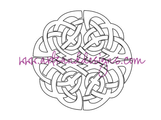 Click for more details of Celtic Knot Digital Stamp (digital downloads) by Julie Lynes