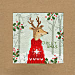 Click for more details of Christmas Card - Xmas Deer (cross stitch) by Bothy Threads
