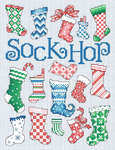 Click for more details of Christmas Sock Hop (cross stitch) by Sue Hillis Designs
