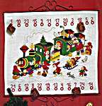 Click for more details of Christmas Train with Elves Advent Calendar (cross stitch) by Permin of Copenhagen