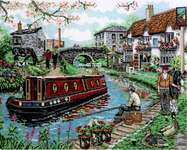 Click for more details of Country Canal (cross stitch) by Anchor