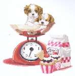 Click for more details of Cupcake Puppy (cross stitch) by Thea Gouverneur