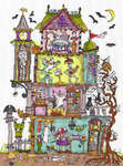 Click for more details of Cut Thru' Haunted House (cross stitch) by Bothy Threads