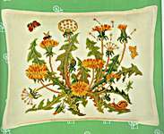 Click for more details of Dandelion Cushion Cover (cross stitch) by Eva Rosenstand