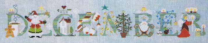 Click for more details of December (cross stitch) by The Cross-Eyed Cricket