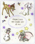 Disney Baby Sampler Cross Stitch Kits