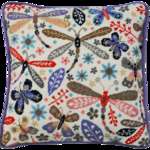 Click for more details of Dragonflies Cushion Front (tapestry) by Bothy Threads