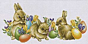 Click for more details of Easter Bunnies (cross stitch) by Thea Gouverneur