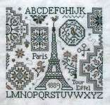 Click for more details of Eiffel Quaker (cross stitch) by Jardin Prive