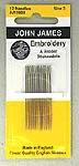Click for more details of Embroidery/Crewel Needles (needles) by John James Needles