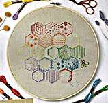 Click for more details of Essentials: Stitch Sampler 1: Honeycomb (embroidery) by Anchor