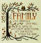 Click for more details of Family Roots (cross stitch) by Stoney Creek