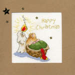 Click for more details of First Christmas Card (cross stitch) by Bothy Threads
