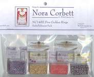 Click for more details of Five Gold Rings Embellishment Pack (beads and treasures) by Nora Corbett