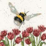 Click for more details of Flight of the Bumble Bee (cross stitch) by Bothy Threads