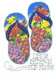 Click for more details of Flip Flop Summer (cross stitch) by Imaginating