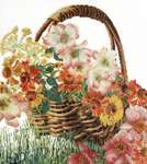 Click for more details of Flower Basket (cross stitch) by Thea Gouverneur