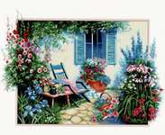 Click for more details of Flower Garden (cross stitch) by Luca - S