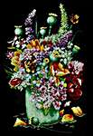 Click for more details of Flower Power Bouquet (cross stitch) by Marjolein Bastin