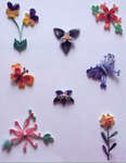 Click for more details of Flowers and Butterflies (quilling) by Lake City Craft Co
