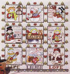 Click for more details of Frosty Friends Blocks (cross stitch) by Stoney Creek