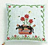 Click for more details of Gardener's Cat (cross stitch) by Cotton Pixels