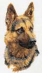 Click for more details of German Shepherd Dog (cross stitch) by Thea Gouverneur