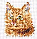 Click for more details of Ginger Cat (cross stitch) by Alisa
