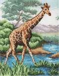 Click for more details of Giraffe (cross stitch) by Anchor